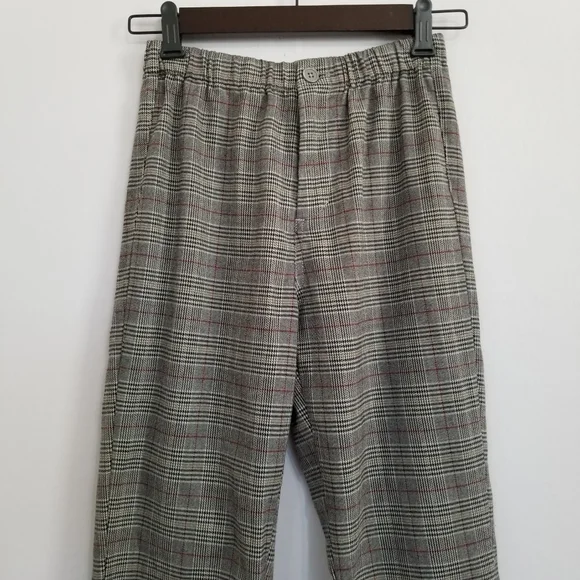 Brandy Melville Checker Print Pants Size XS - Picture 2 of 8